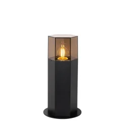 Staande Lampen-QAZQA staande buitenlampen denmark zwart e27