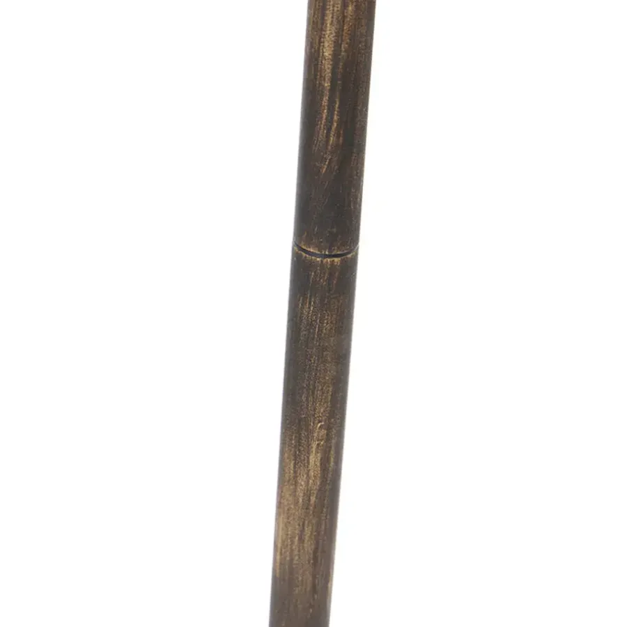 Staande Lampen-QAZQA staande buitenlampen new haven goudkleurig e27
