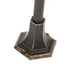 Staande Lampen-QAZQA staande buitenlampen new haven goudkleurig e27