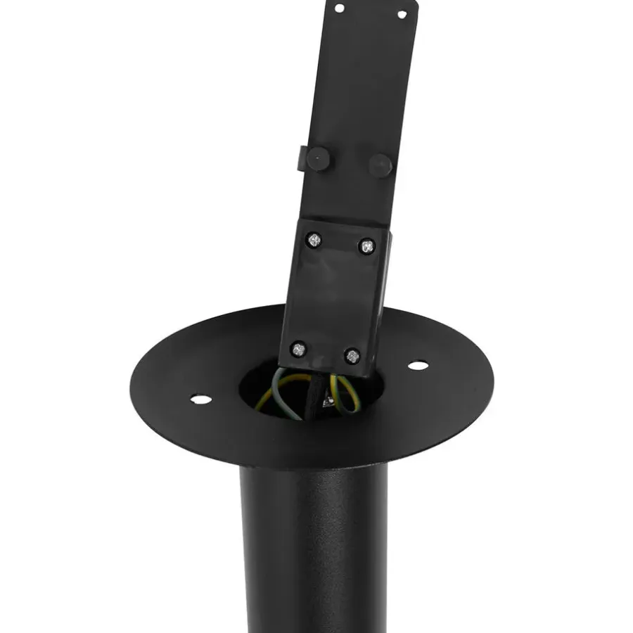 Staande Lampen-QAZQA staande buitenlampen dover zwart e27