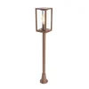 QAZQA staande buitenlampen charlois bronskleurig e27