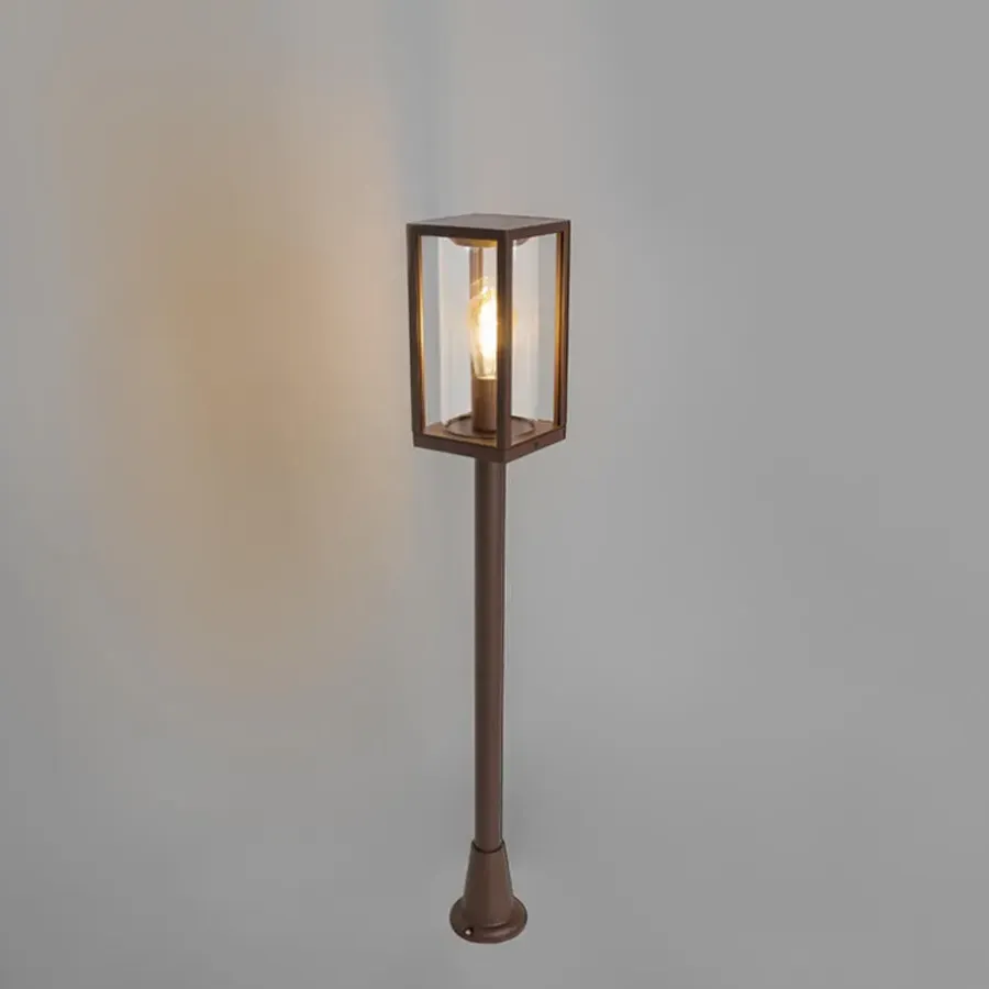 QAZQA staande buitenlampen charlois bronskleurig e27