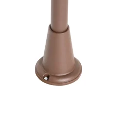 QAZQA staande buitenlampen charlois bronskleurig e27