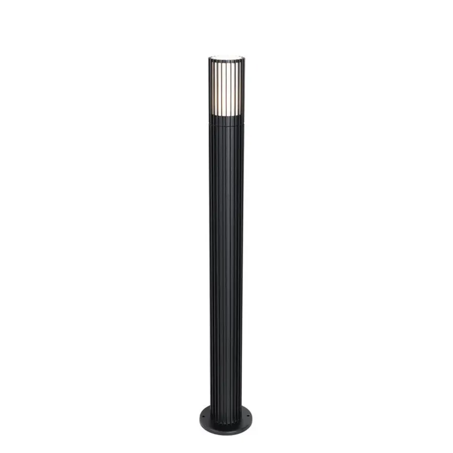 Staande Lampen-QAZQA staande buitenlampen boris zwart gu10