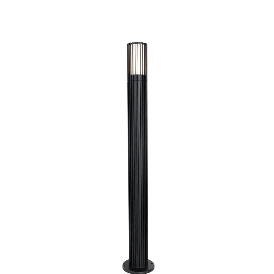 Staande Lampen-QAZQA staande buitenlampen boris zwart gu10