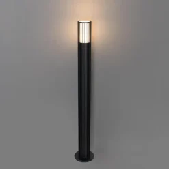 Staande Lampen-QAZQA staande buitenlampen boris zwart gu10