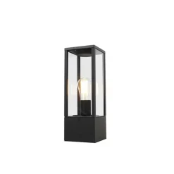 QAZQA staande buitenlampen charlois zwart e27