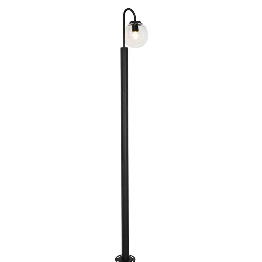 Staande Lampen-QAZQA staande buitenlampen sfera zwart e27