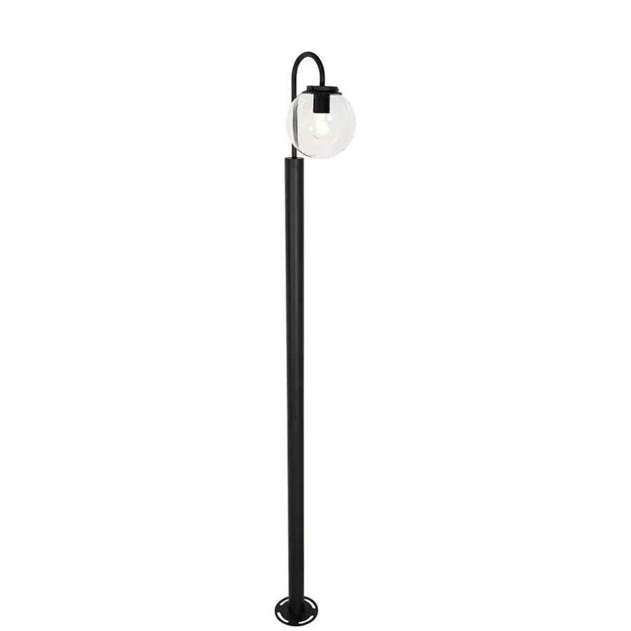 Staande Lampen-QAZQA staande buitenlampen sfera zwart e27