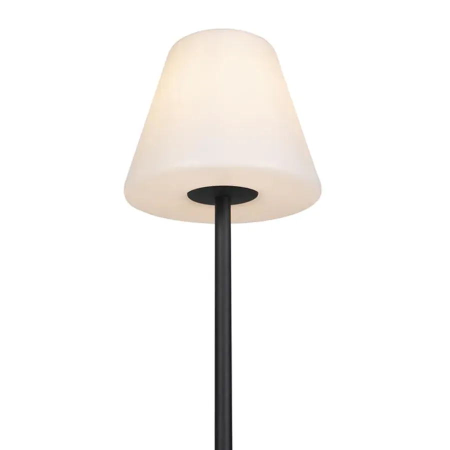 Staande Lampen-QAZQA staande buitenlampen virginia fl zwart e27