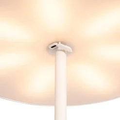 Buitenverlichting|Staande Lampen-QAZQA staande buitenlampen keira wit geïntegreerde led
