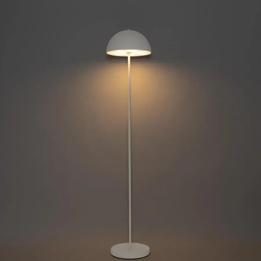 Buitenverlichting|Staande Lampen-QAZQA staande buitenlampen keira wit geïntegreerde led