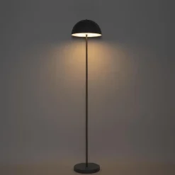 QAZQA staande buitenlampen keira zwart geïntegreerde led