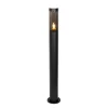 Buitenverlichting|Staande Lampen-QAZQA staande buitenlampen rox zwart e27