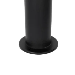 Buitenverlichting|Staande Lampen-QAZQA staande buitenlampen rox zwart e27