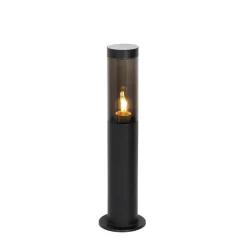 Staande Lampen-QAZQA staande buitenlampen rox zwart e27
