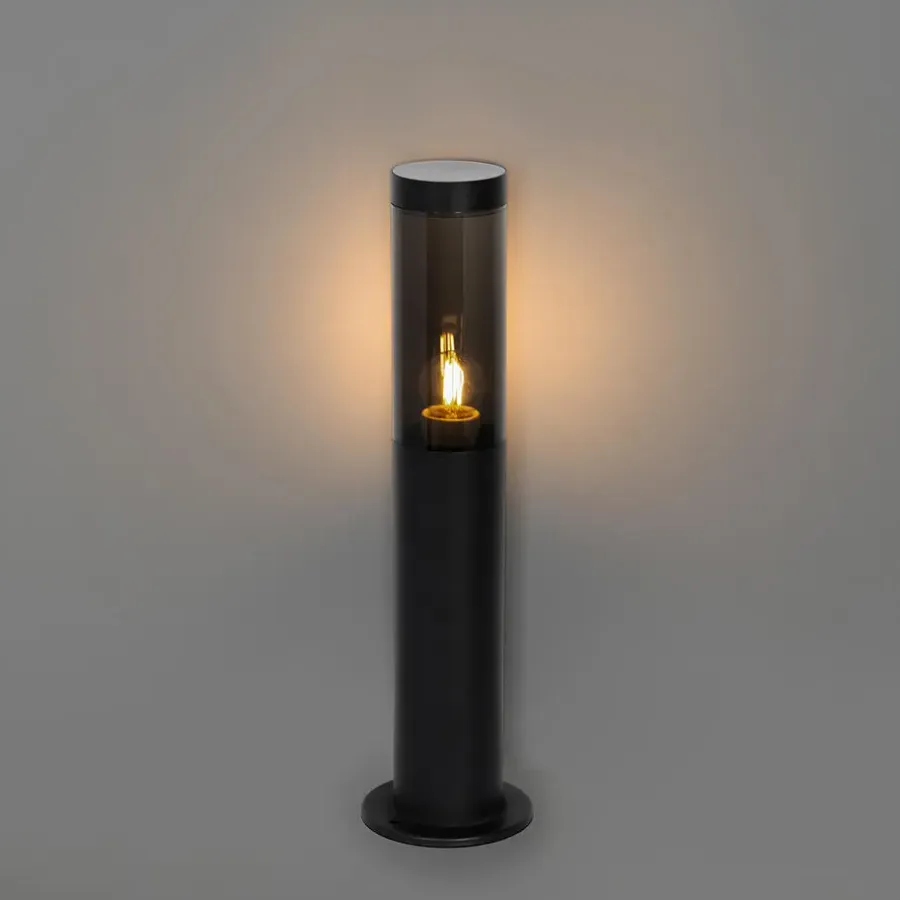 Staande Lampen-QAZQA staande buitenlampen rox zwart e27
