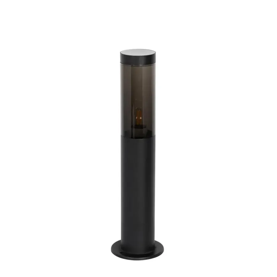 Staande Lampen-QAZQA staande buitenlampen rox zwart e27