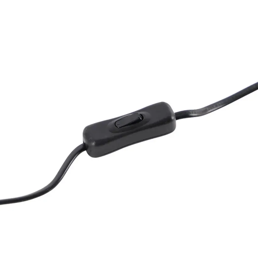 Tafellampen-QAZQA tafellampen banci zwart e27