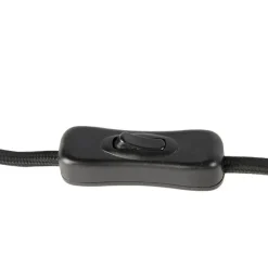 QAZQA tafellampen bliss zwart e27