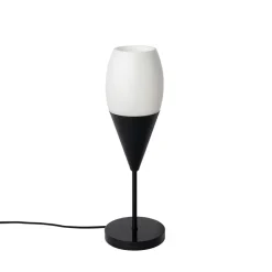 Tafellampen-QAZQA tafellampen drop wit e27