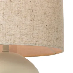 Tafellampen-QAZQA tafellampen lotti beige e27