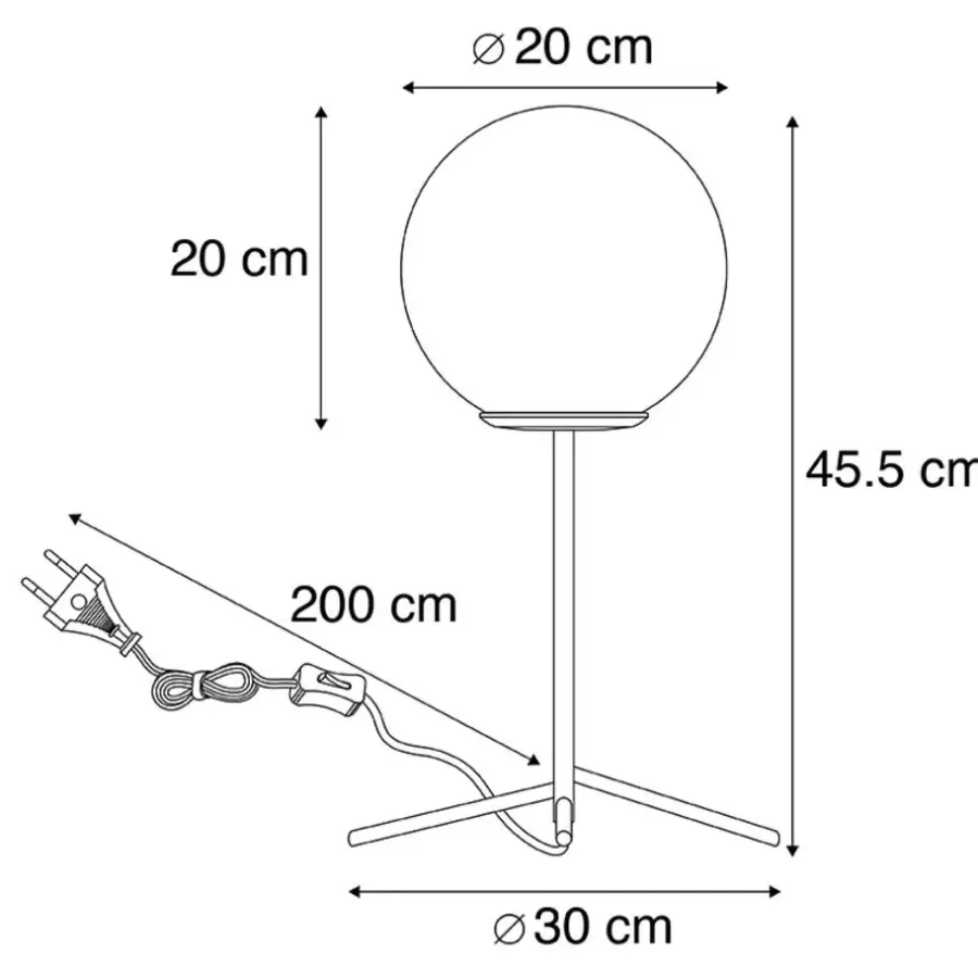 Tafellampen-QAZQA tafellampen pallon zilverkleurig e27