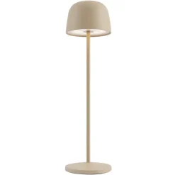 Tafellampen-QAZQA tafellampen raika beige geïntegreerde led