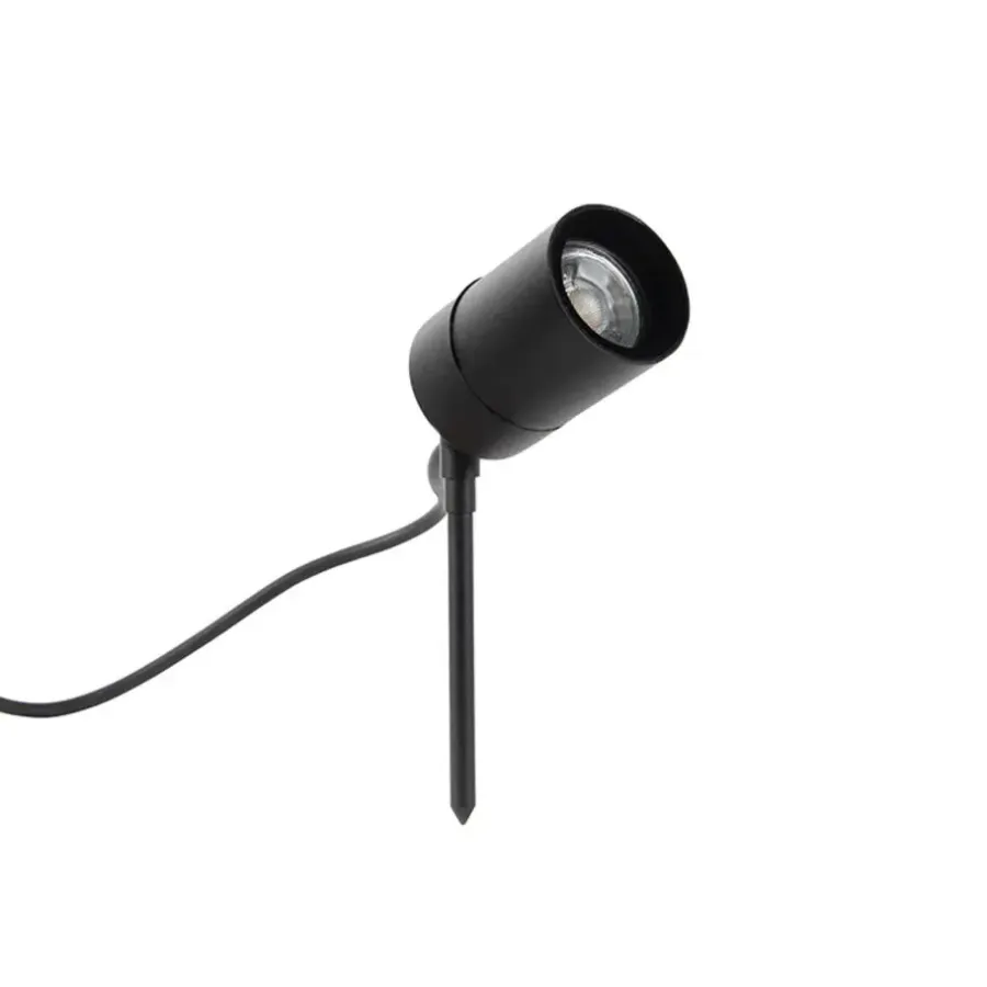 Prikspots-QAZQA tuinspots solo zwart gu10