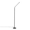 QAZQA vloerlampen berdien fl zwart geïntegreerde led