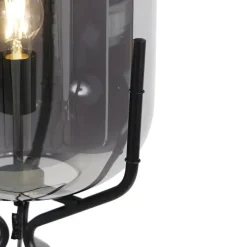 QAZQA vloerlampen bliss zwart e27