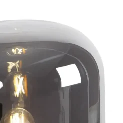 QAZQA vloerlampen bliss zwart e27