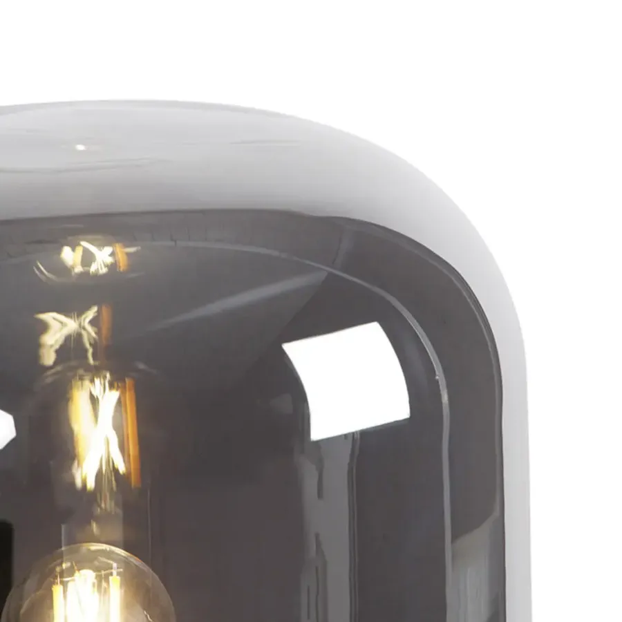 QAZQA vloerlampen bliss zwart e27