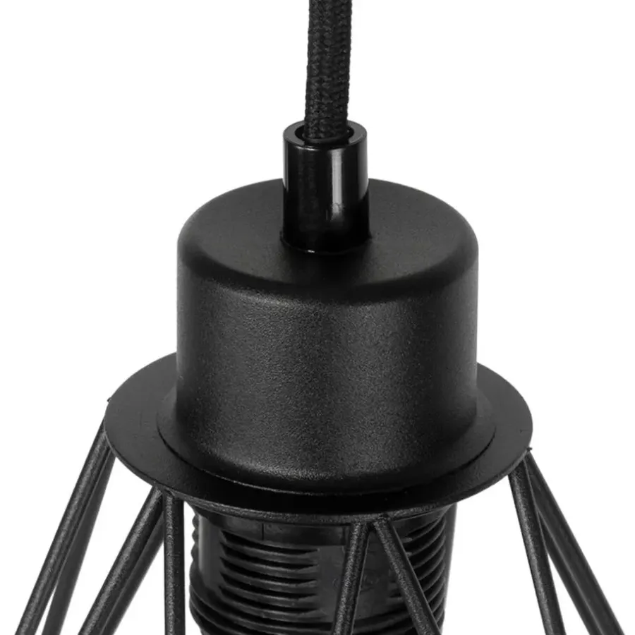 Staande Lampen-QAZQA vloerlampen chon zwart e27