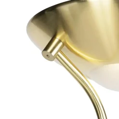 Staande Lampen-QAZQA vloerlampen diva goudkleurig geïntegreerde led