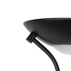 QAZQA vloerlampen diva zwart geïntegreerde led
