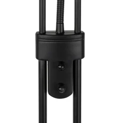 QAZQA vloerlampen diva zwart geïntegreerde led