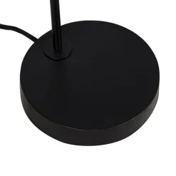 Staande Lampen-QAZQA vloerlampen facil zwart e27