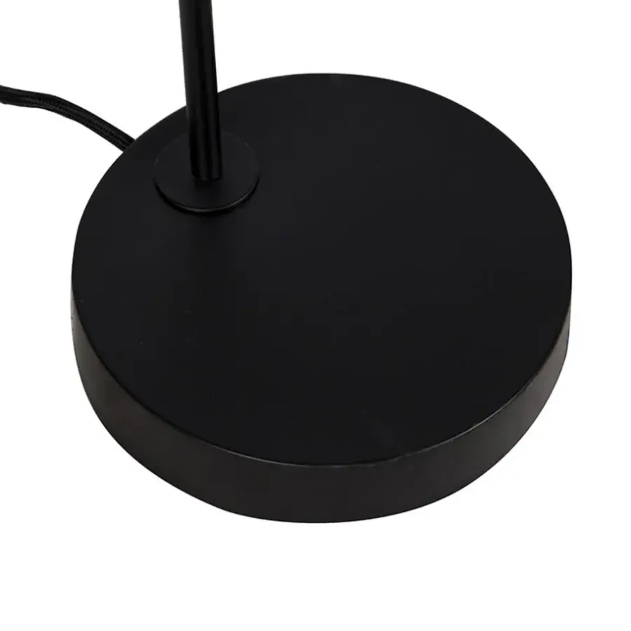 Staande Lampen-QAZQA vloerlampen facil zwart e27