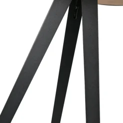 QAZQA vloerlampen ilse zwart e27