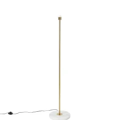 QAZQA vloerlampen kaso goudkleurig e27