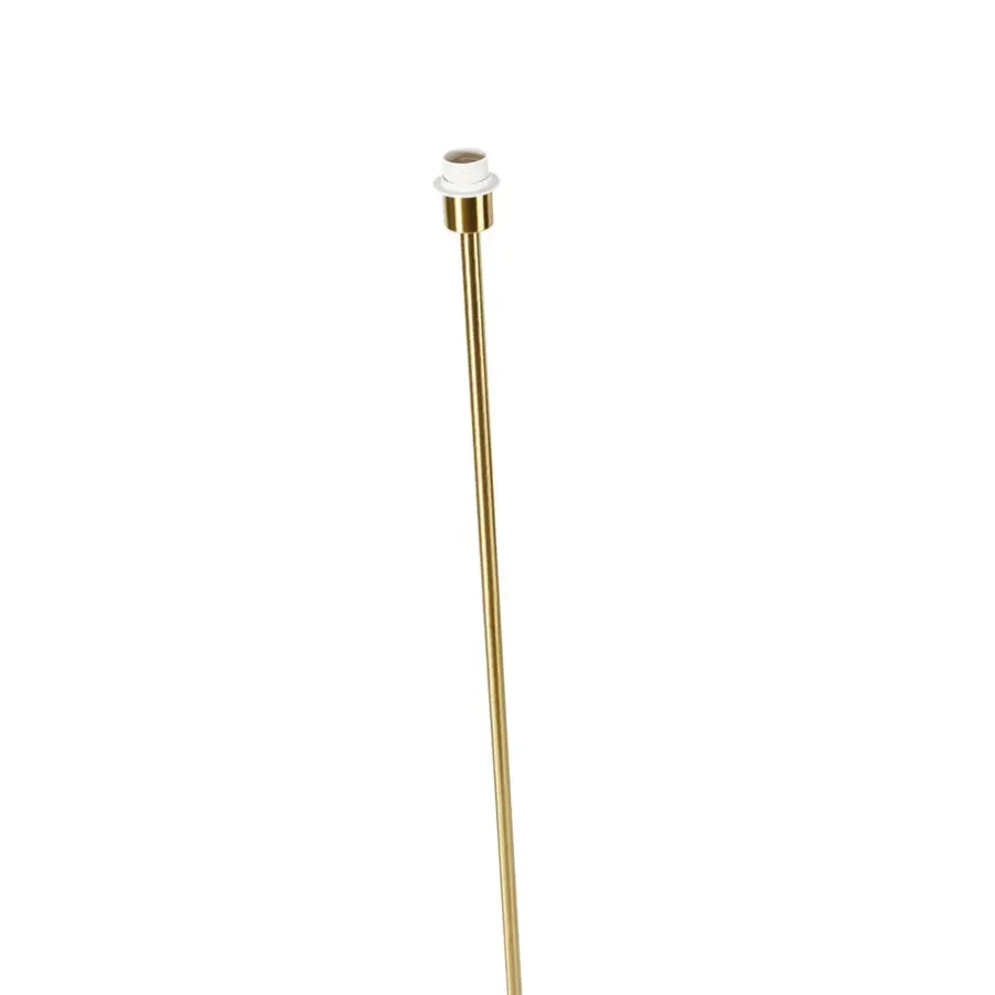 QAZQA vloerlampen kaso goudkleurig e27