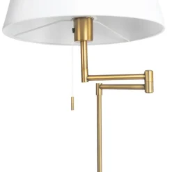 Staande Lampen-QAZQA vloerlampen ladas bruin e27