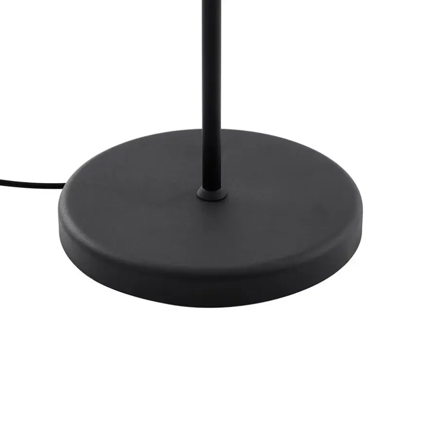 Staande Lampen-QAZQA vloerlampen ladas zwart e27