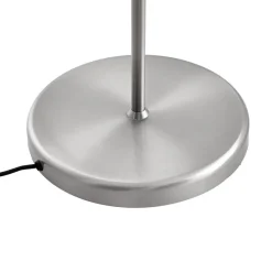 QAZQA vloerlampen ladas zilverkleurig e27