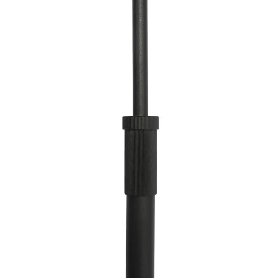 Staande Lampen-QAZQA vloerlampen ladas zwart e27