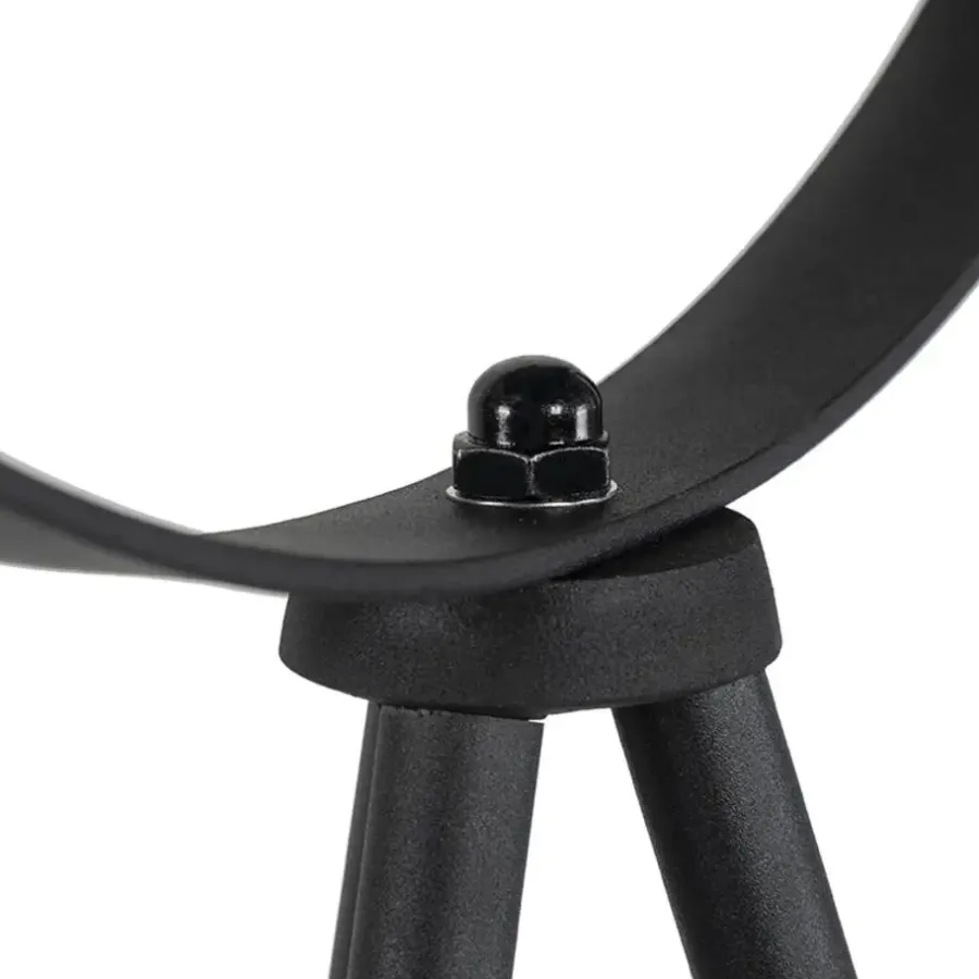 QAZQA vloerlampen magnax zwart e27