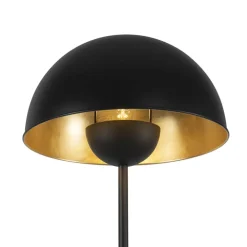 Staande Lampen-QAZQA vloerlampen magnax zwart e27
