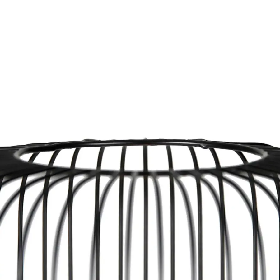 QAZQA vloerlampen mayelle zwart e27