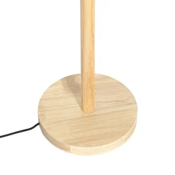 QAZQA vloerlampen mels crème e27